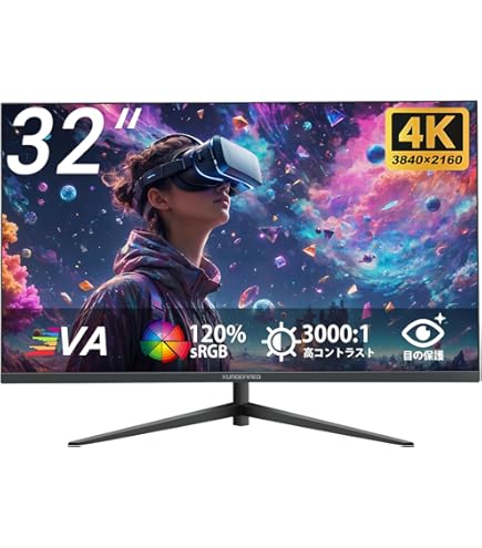 Amazon.co.jp: Acer モニター OmegaLine ET322QKwmiipx 31.5インチ VA